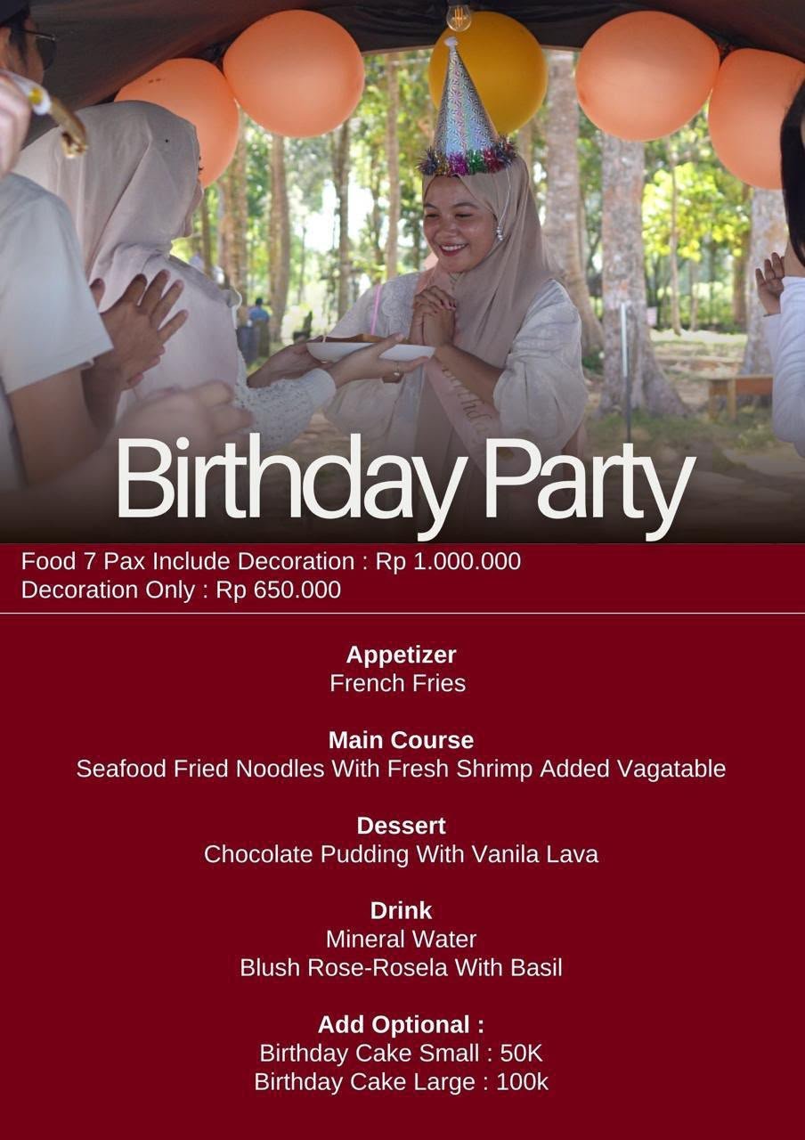 Decoration Only 4-6 Pax